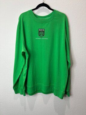 MLS Austin FC Somos Verdes Mens Large Green Crewneck Sweatshirt New NWT